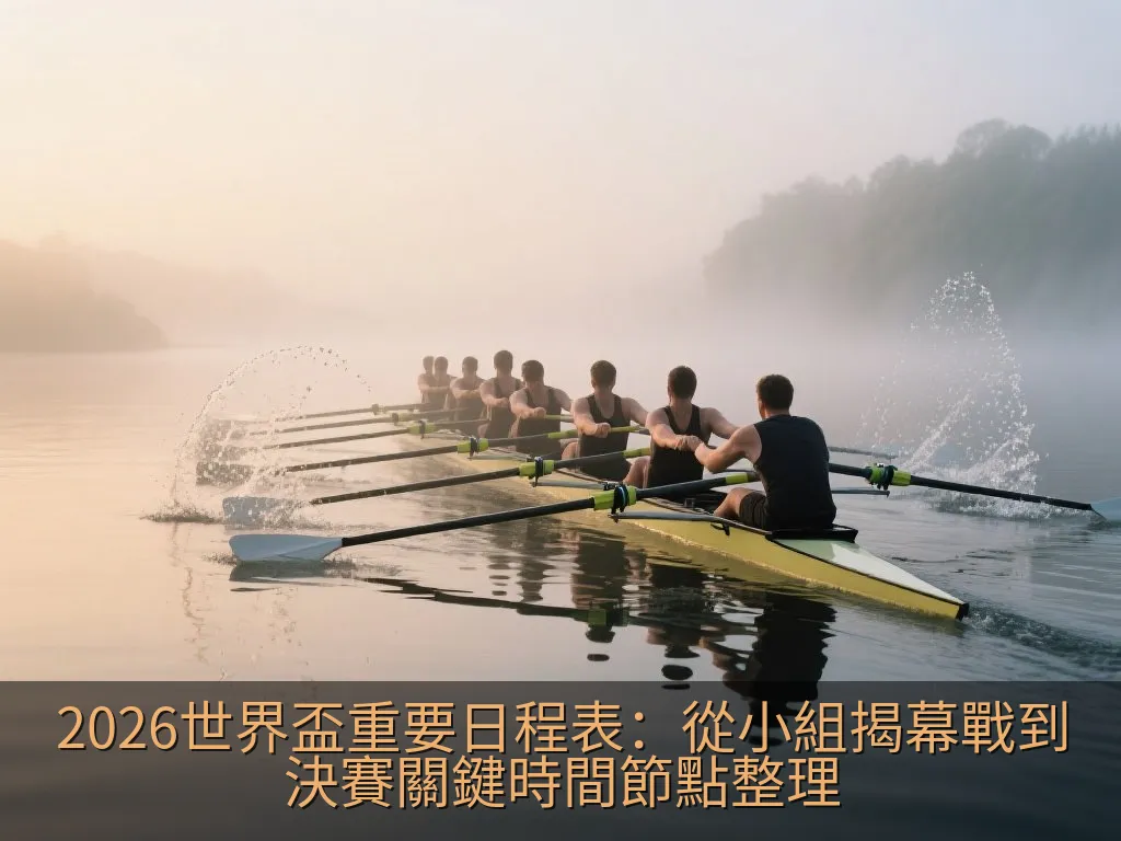 2026世界盃重要日程表：從小組揭幕戰到決賽關鍵時間節點整理